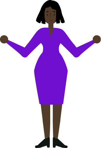Lady in purple